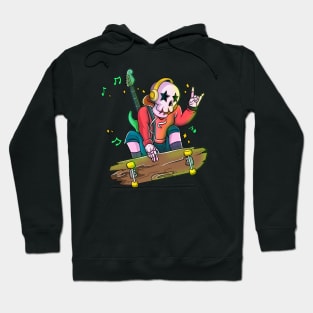 Skateboarding Skull Hoodie